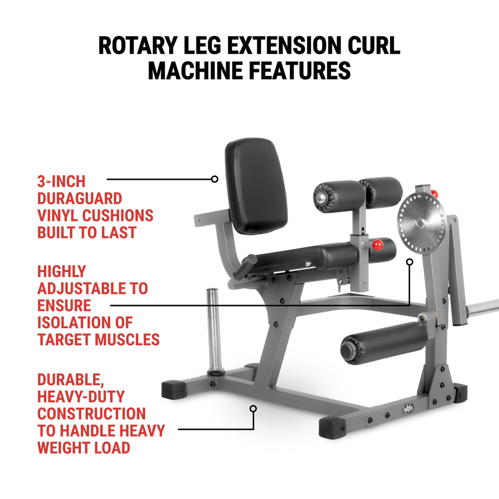 Rotary Leg Extension Curl Machine