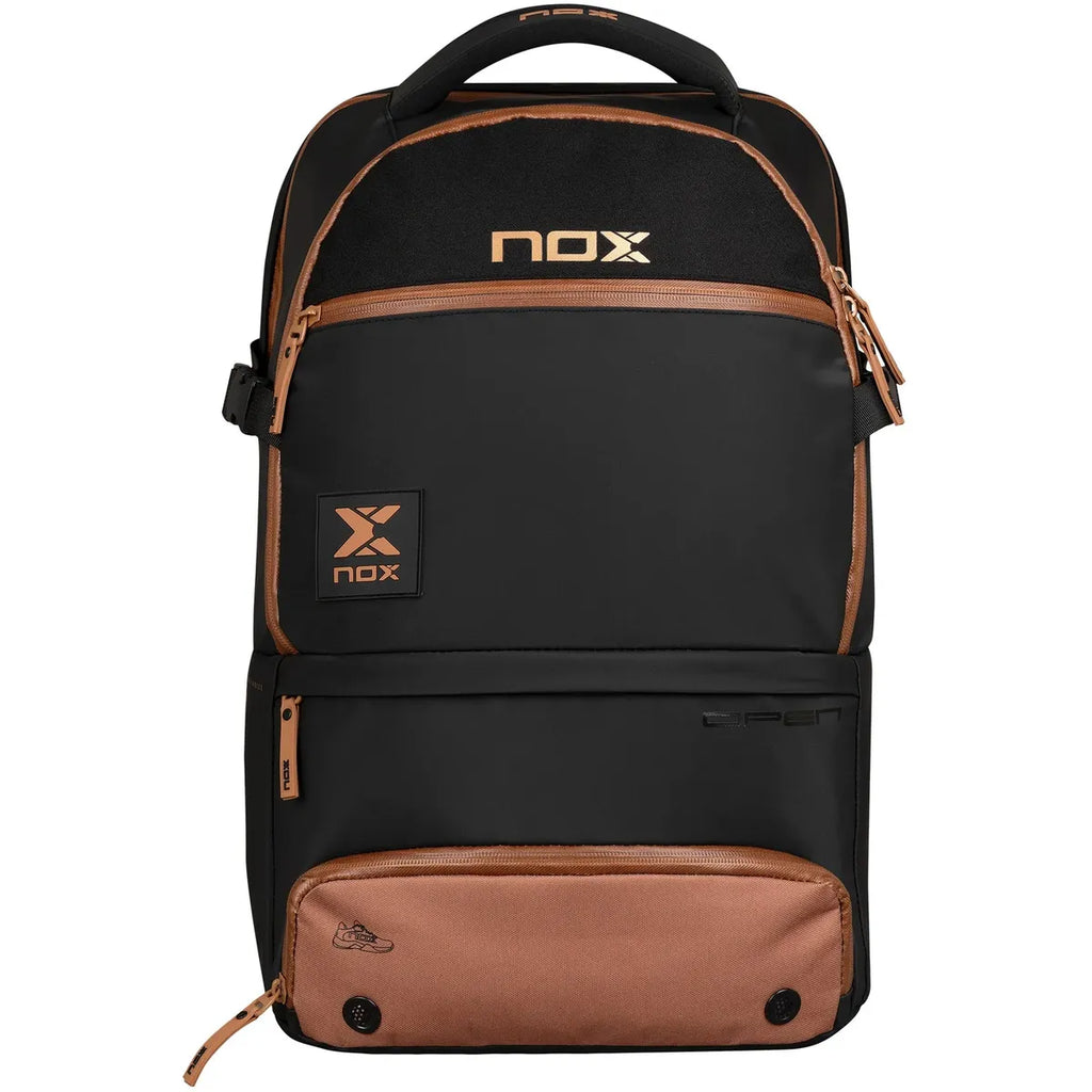 Nox Luxury Open Series Backpack(Black/Brown)