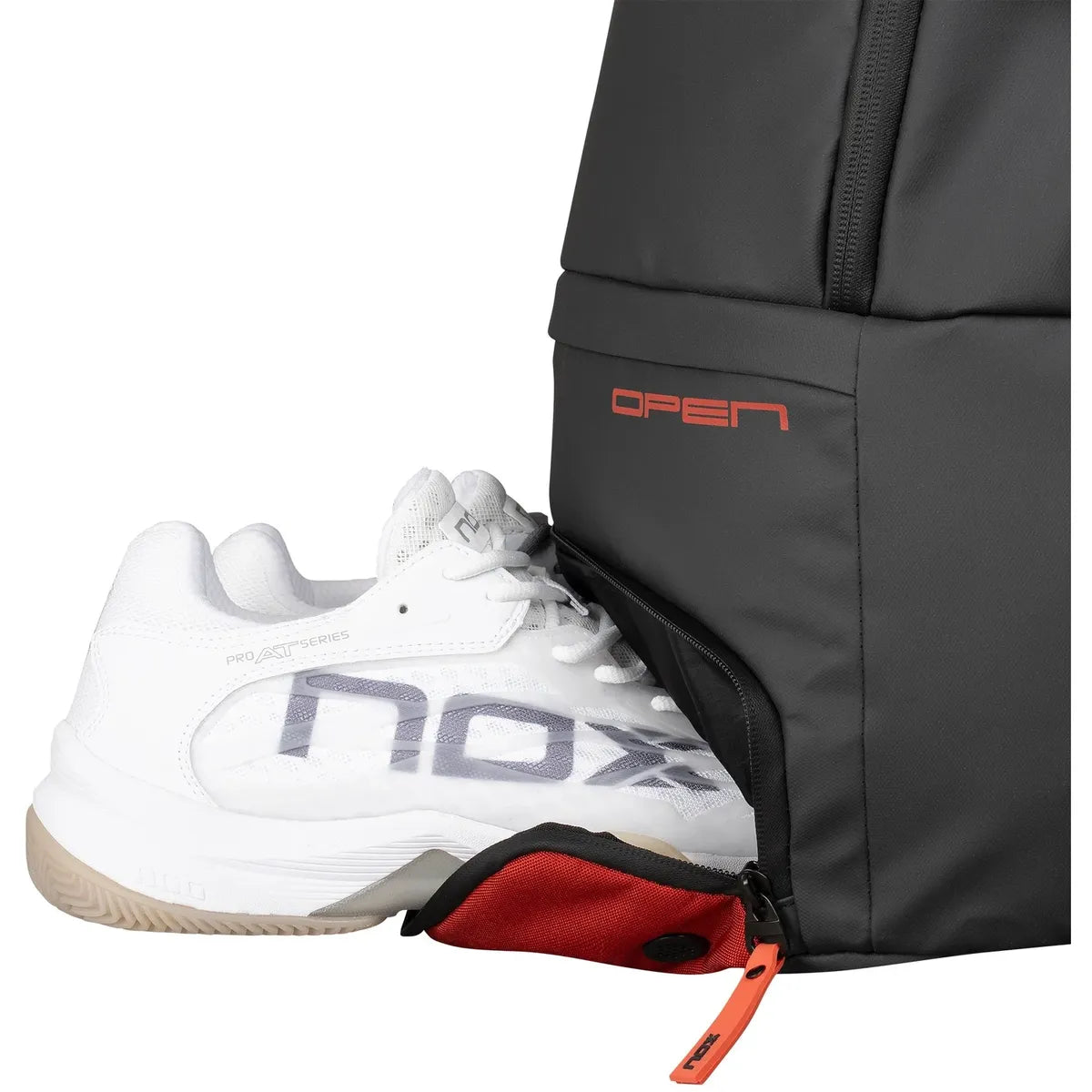 Nox Luxury Open Series Backpack(Black/Red)