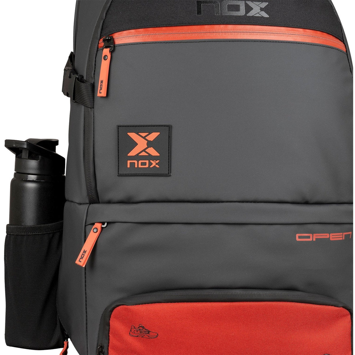 Nox Luxury Open Series Backpack(Black/Red)