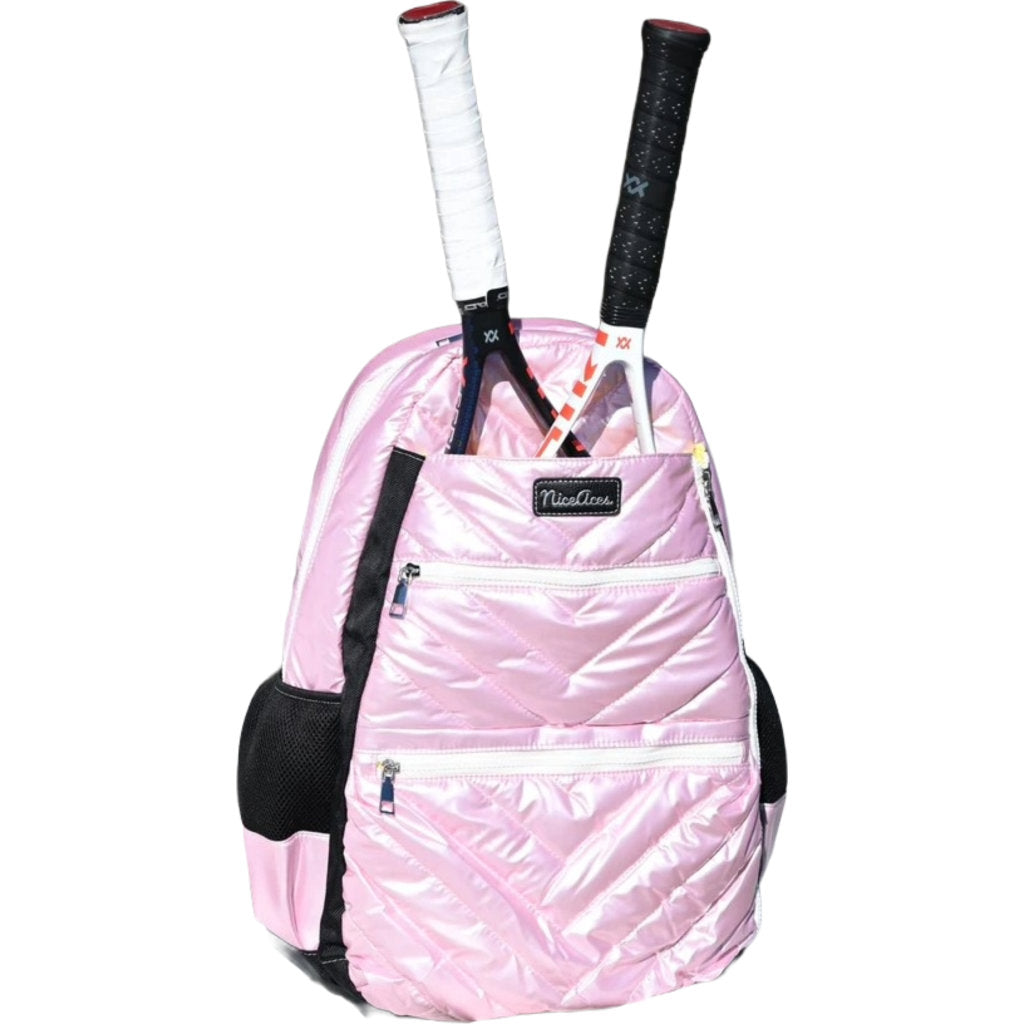 NiceAces Emily Tennis Backpack (Ballet Satin)