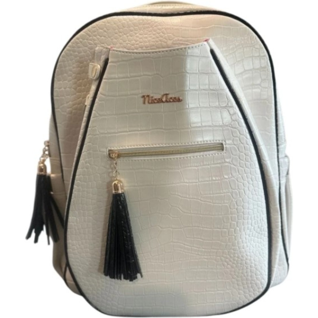 NiceAces Priscila Tennis Backpack (Winter White)