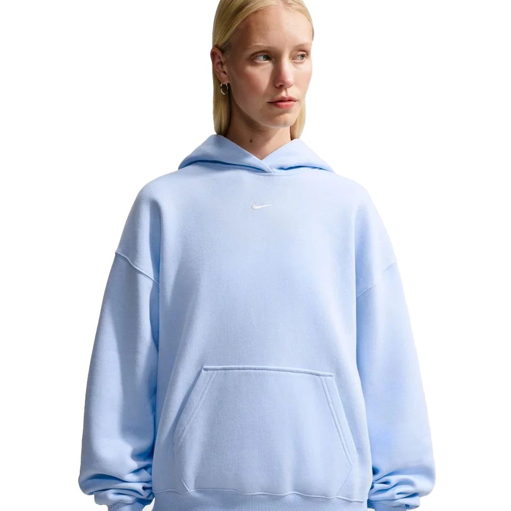 Nike Women's Studio Fleece Medium Weight Oversized Pullover Hoodie