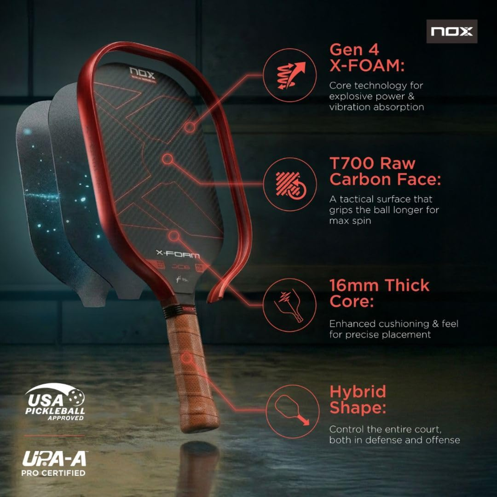 Nox X-Foam JMA Pickleball Paddle