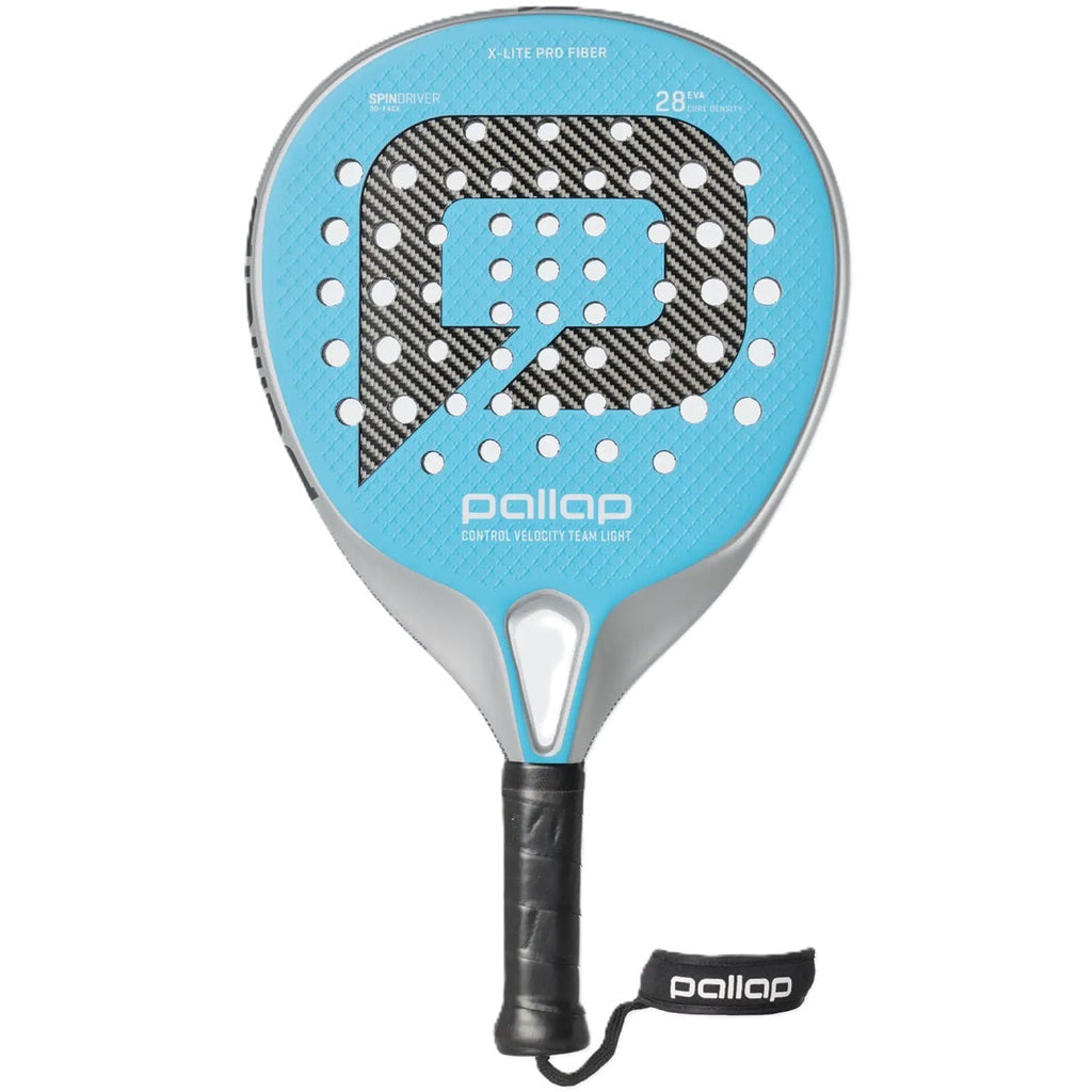 Pallap Control Velocity Team Light 01 Padel Racket (Silver/Blue)
