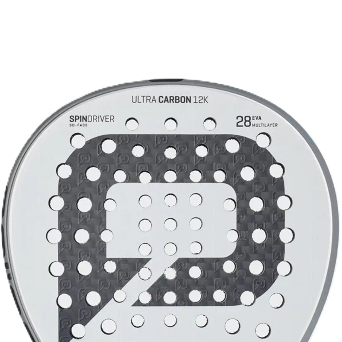 Pallap Control Velocity Team 01 Padel Racket (Silver/White)