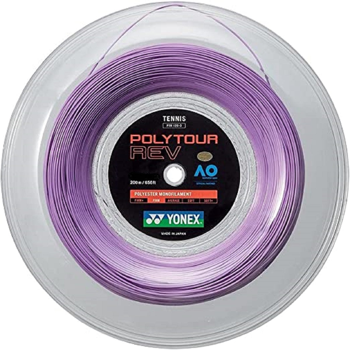 Yonex PolyTour Rev 17g Tennis String (Reel)