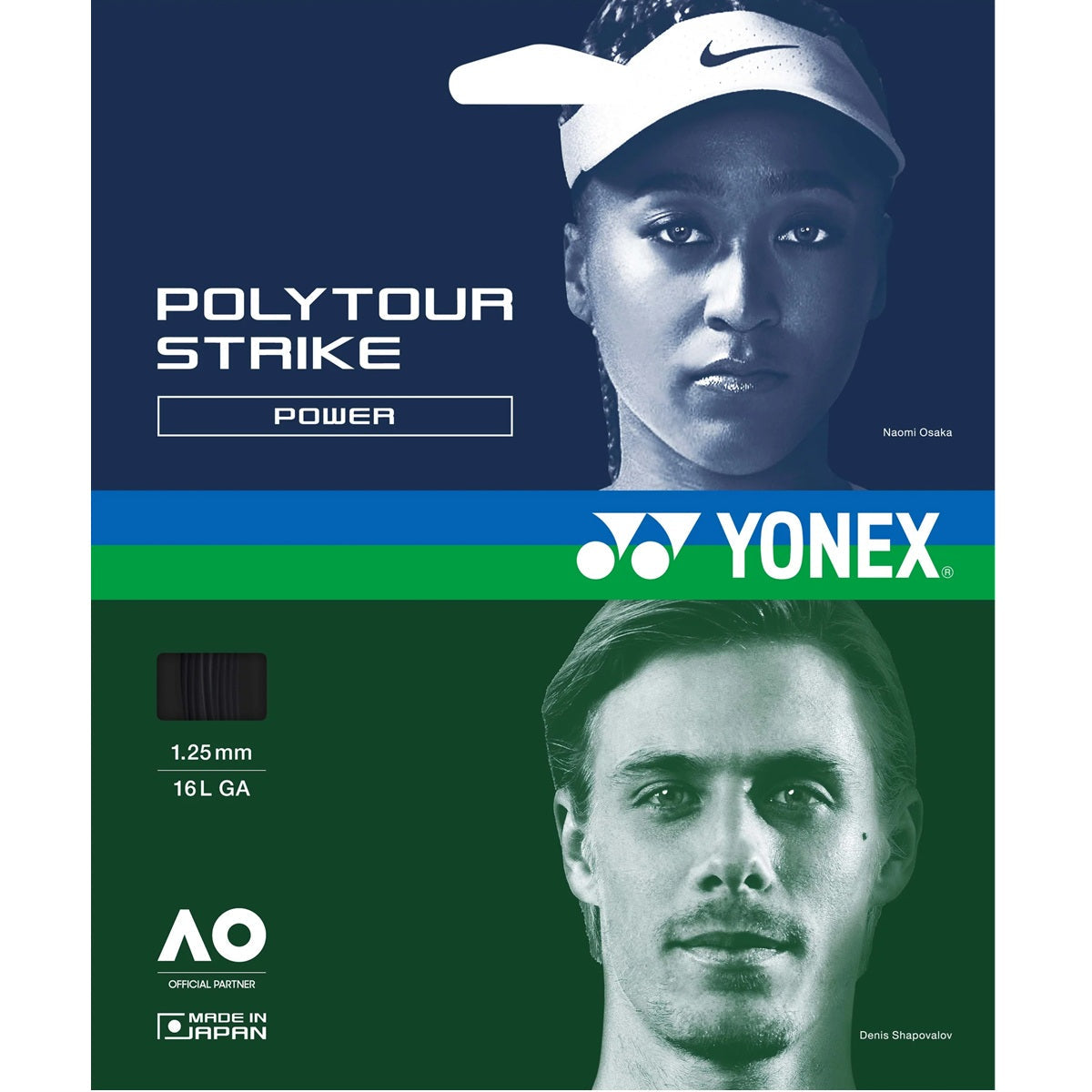 Yonex PolyTour Strike 125 Tennis String (Set)