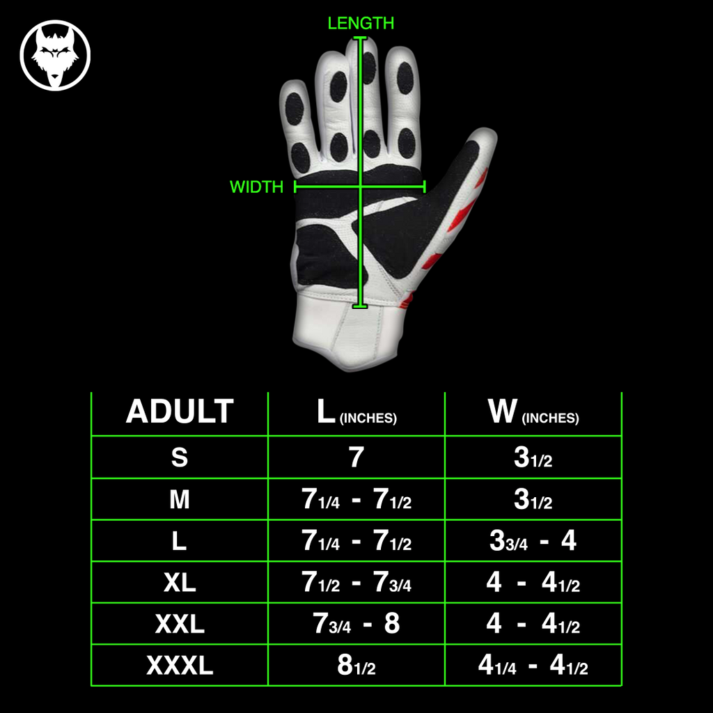 Howler White Batting Gloves