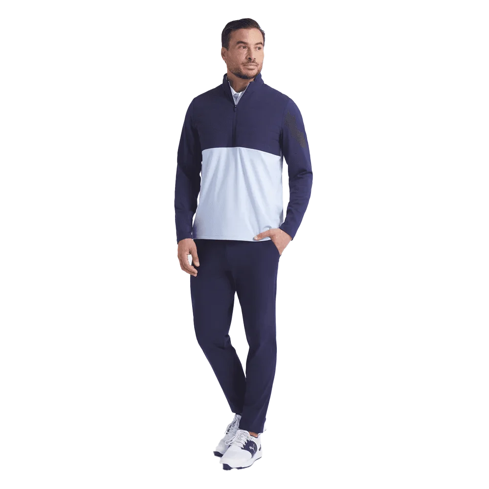 Puma Golf Men's CLOUDSPUN Tech Hybrid 1/2 Zip Golf Jacket