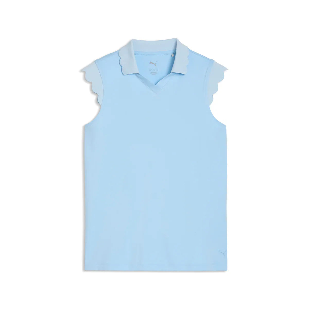 Puma Golf Girl's CLOUDSPUN Scallop Sleeve Polo