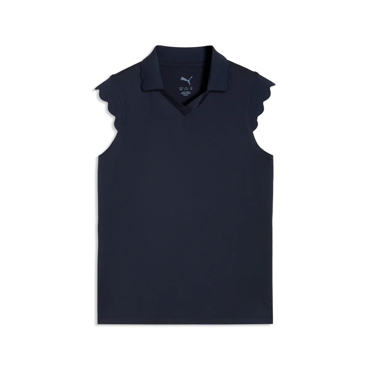 Puma Golf Girl's CLOUDSPUN Scallop Sleeve Polo