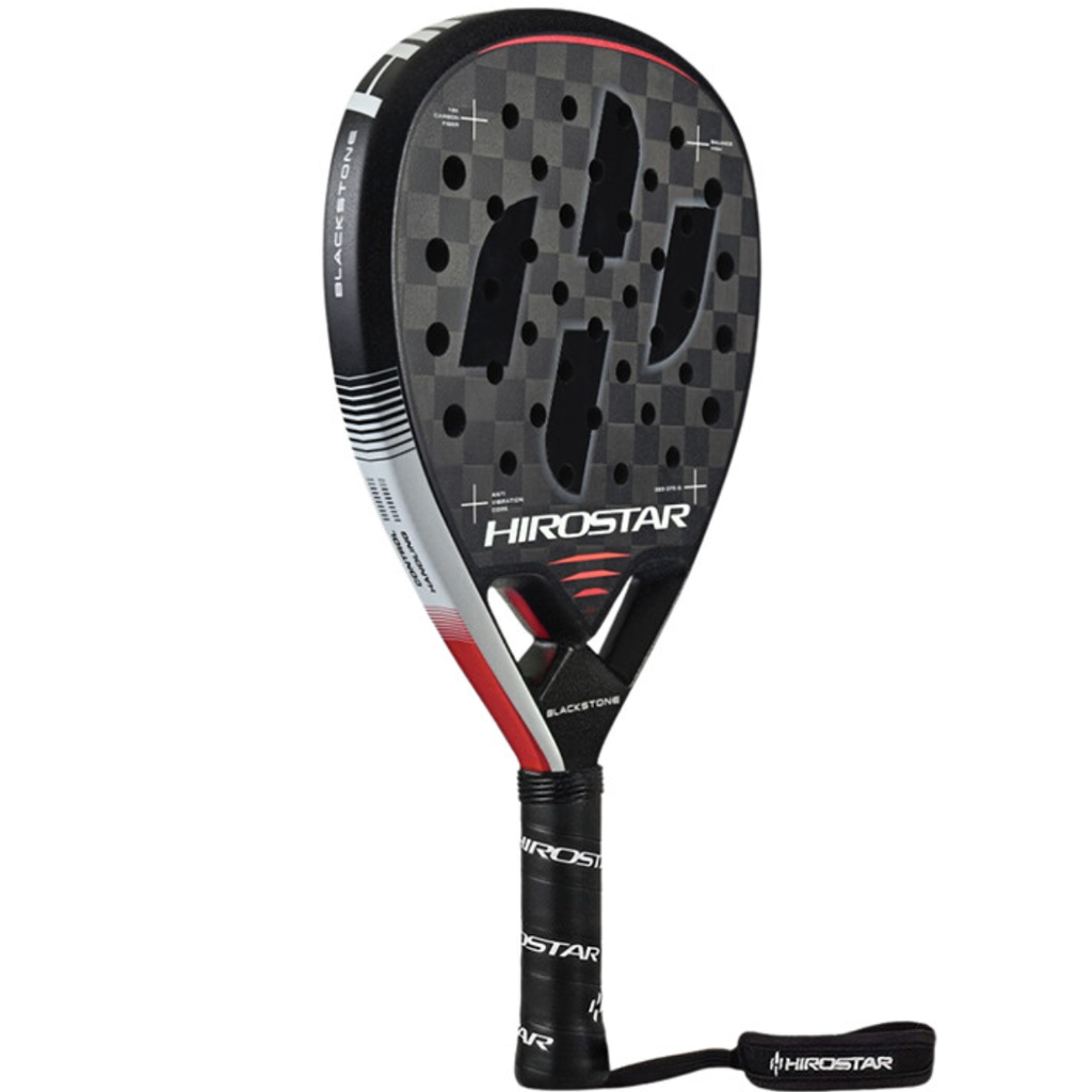 Hirostar Blackstone Padel Racket - Anti-Vibration Bridge