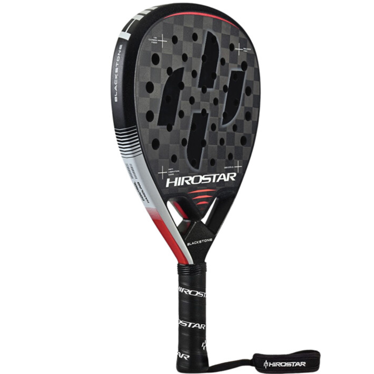Hirostar Blackstone Padel Racket - Anti-Vibration Bridge