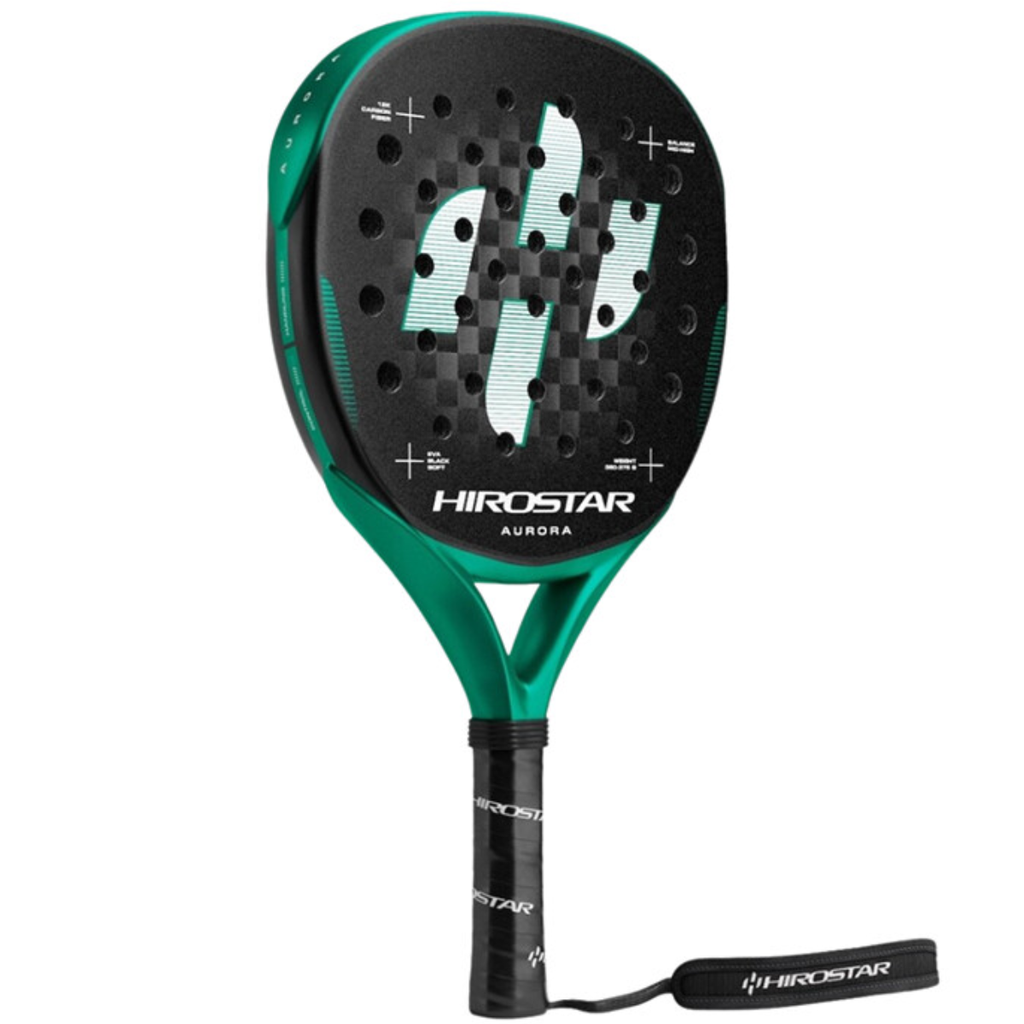 Hirostar Aurora Padel Racket - 3k Carbon Frame
