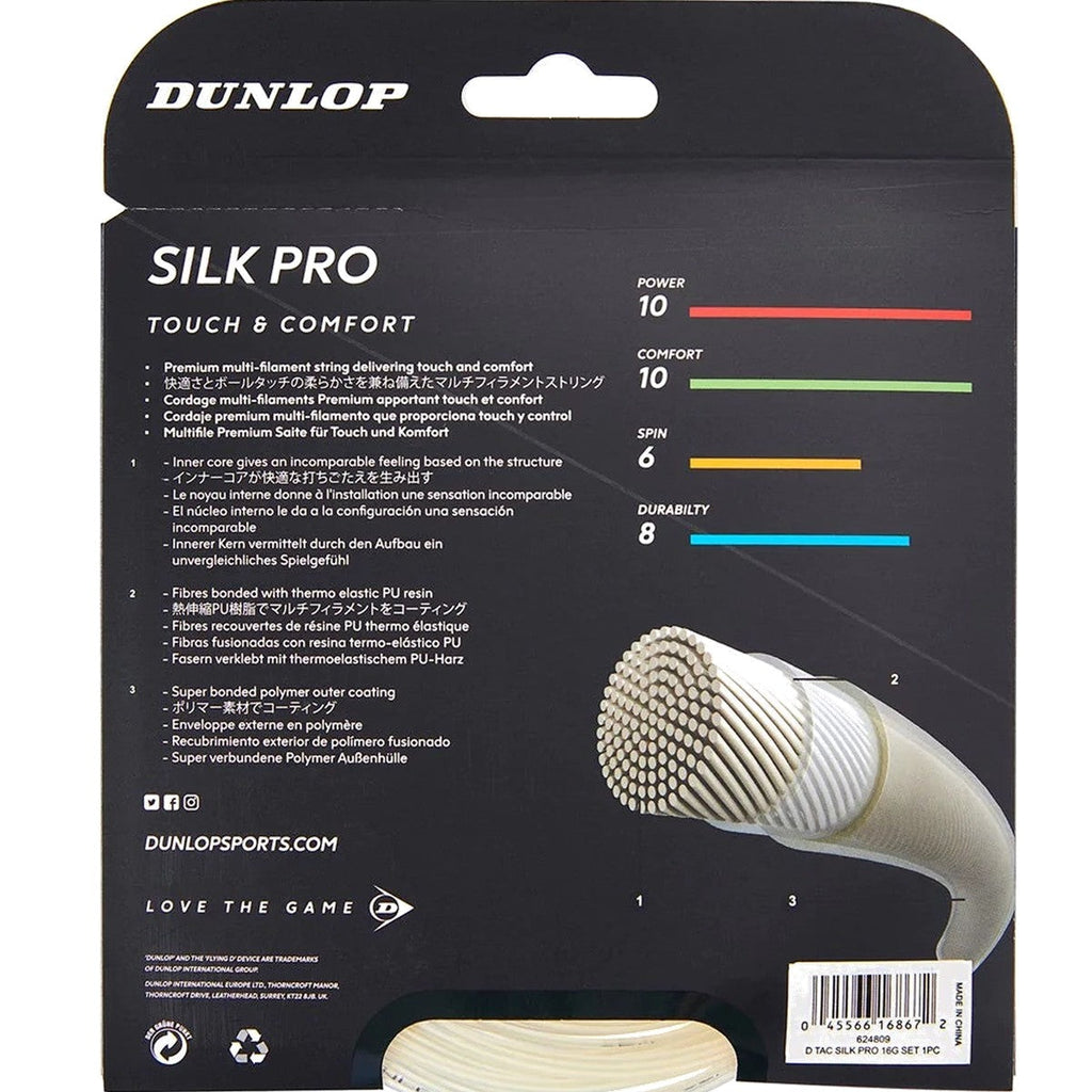 Dunlop Silk Pro 17g Tennis String (Set)