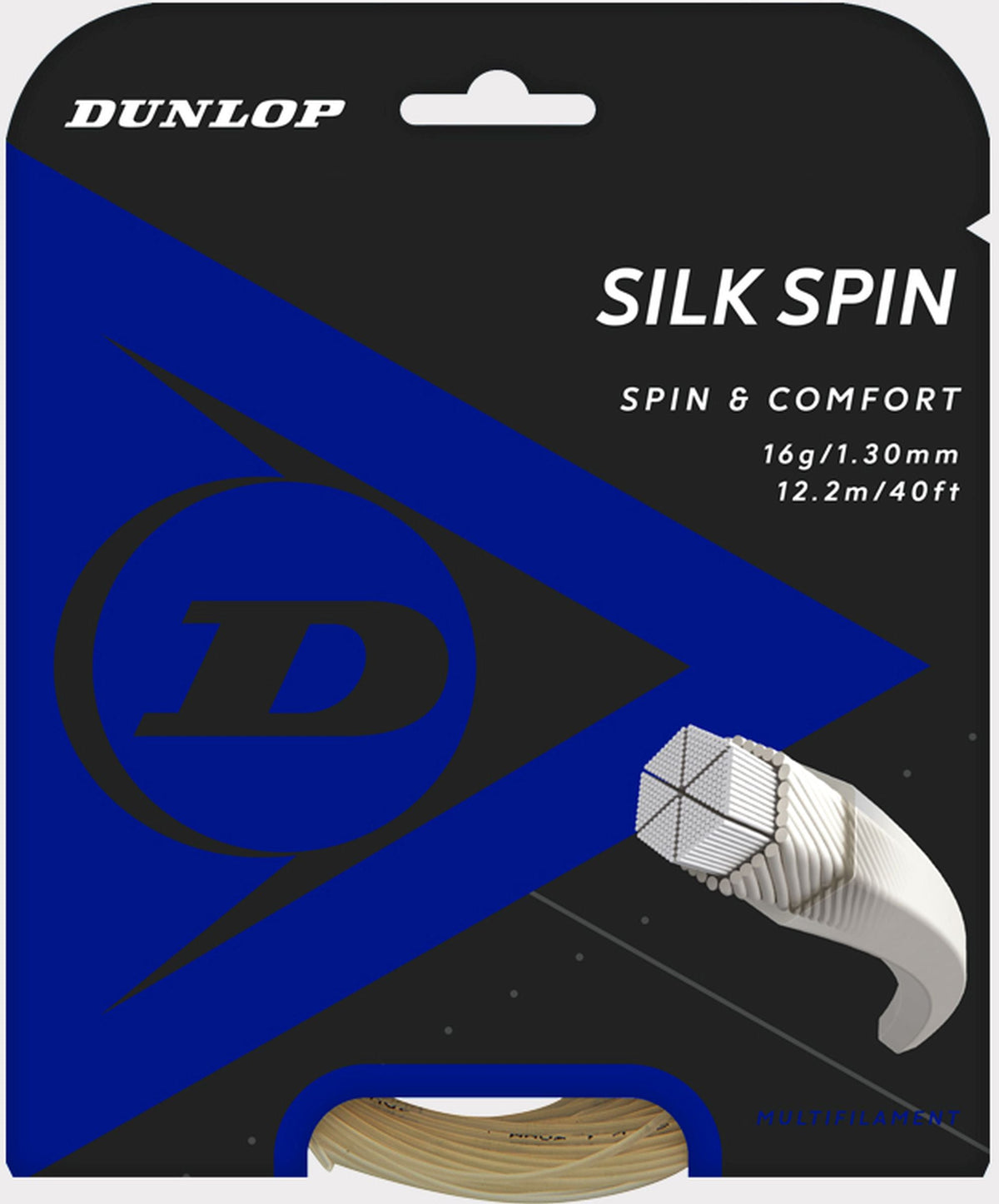 Dunlop Silk Spin 16g Tennis String (Set)