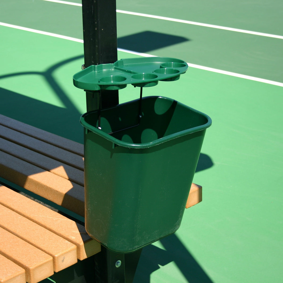 SunTrends Tennis Court Caddy w Cabana Post Attachment