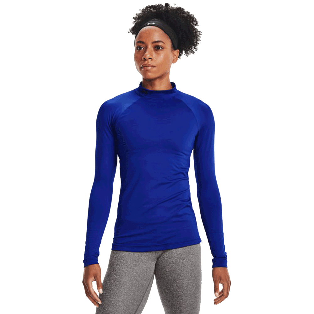 UA Women's ColdGear® Mock Neck Long Sleeve