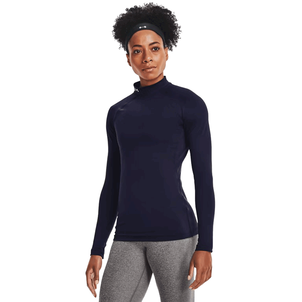 UA Women's ColdGear® Mock Neck Long Sleeve