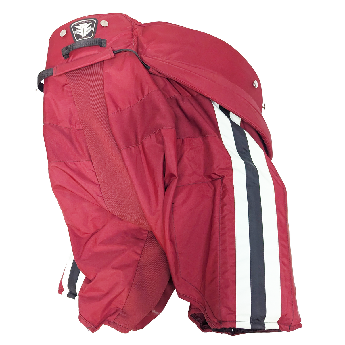 Warrior Ritual - NCAA Pro Stock Goalie Pants (Crimson/White/Black)