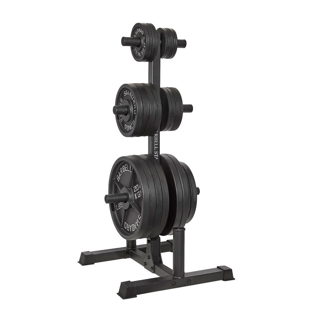 Weight Plate Tree and Bar Storage
