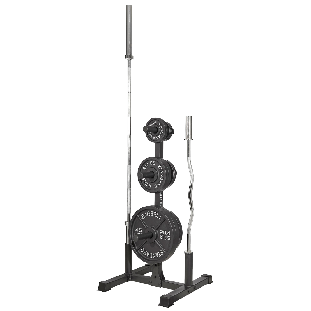 Weight Plate Tree and Bar Storage