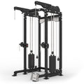 Commercial Half Rack Functional Trainer with Lat Pulldown and Low Row