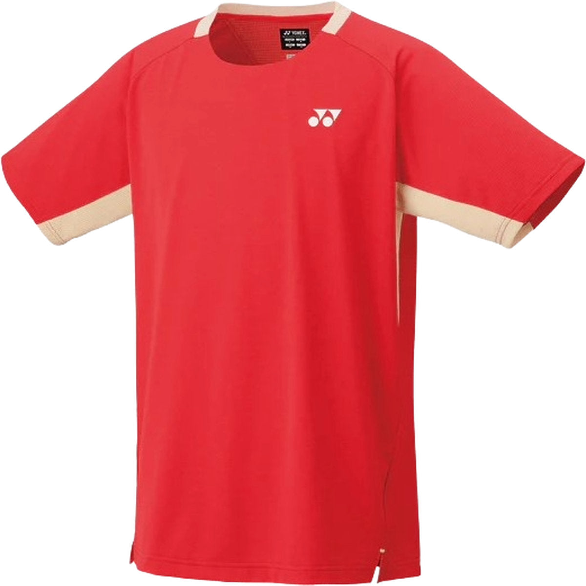 Yonex Men's Crew Neck Tennis Shirt (Tango Red)