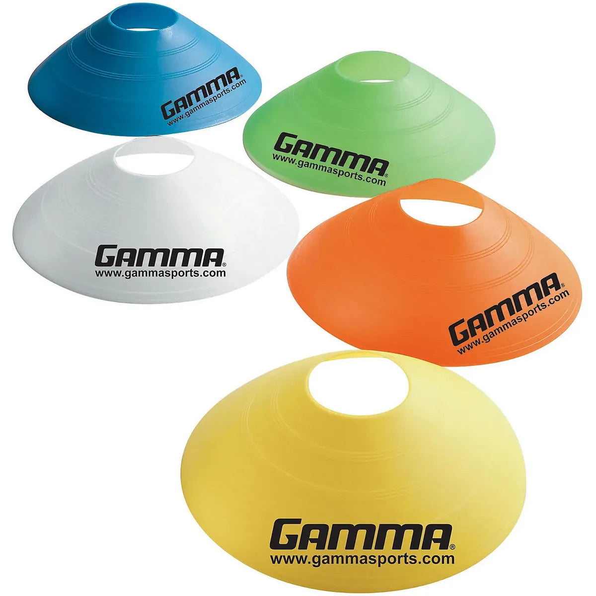 GAMMA Disc Cones 5-Pack (36'/60'/Full Courts)
