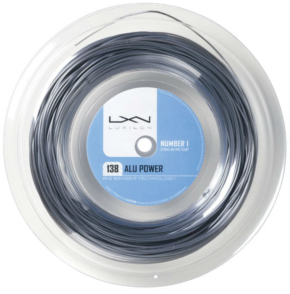 Luxilon ALU Power 138 Silver Tennis String (Reel)