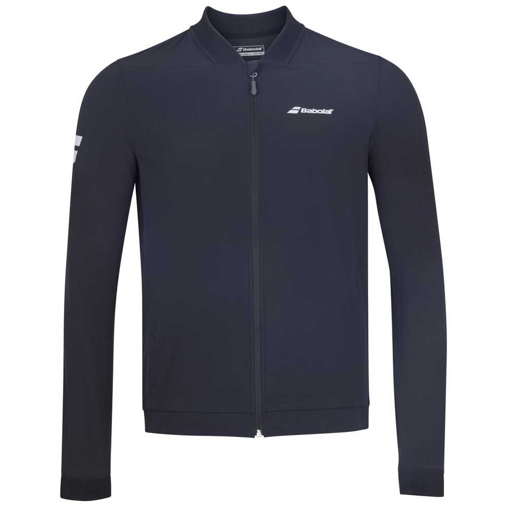 Babolat Men's Play Tennis Training Jacket (Black/Black)