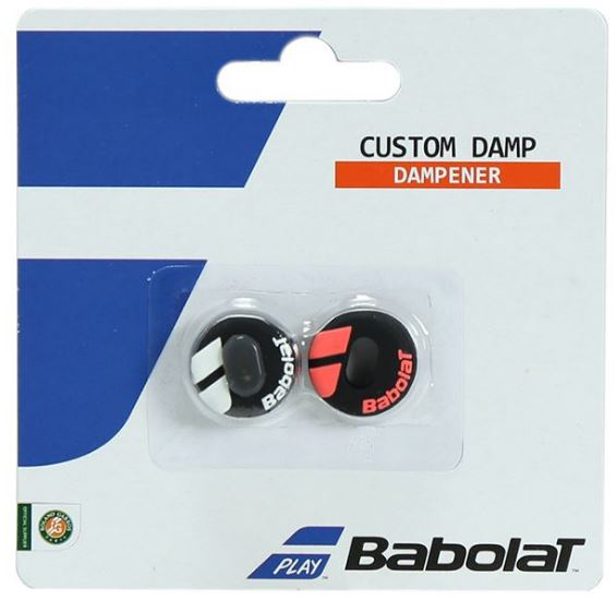 Babolat Custom Damp Feel Vibration Dampener x2 (Black/Red)