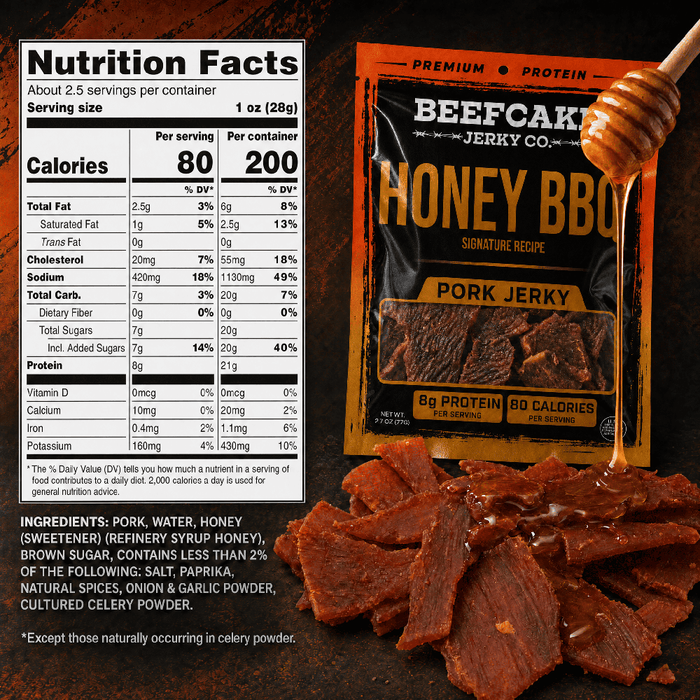 Honey BBQ Pork Jerky