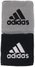 Adidas Interval Reversible Tennis Wristband (Black/White/Silver)