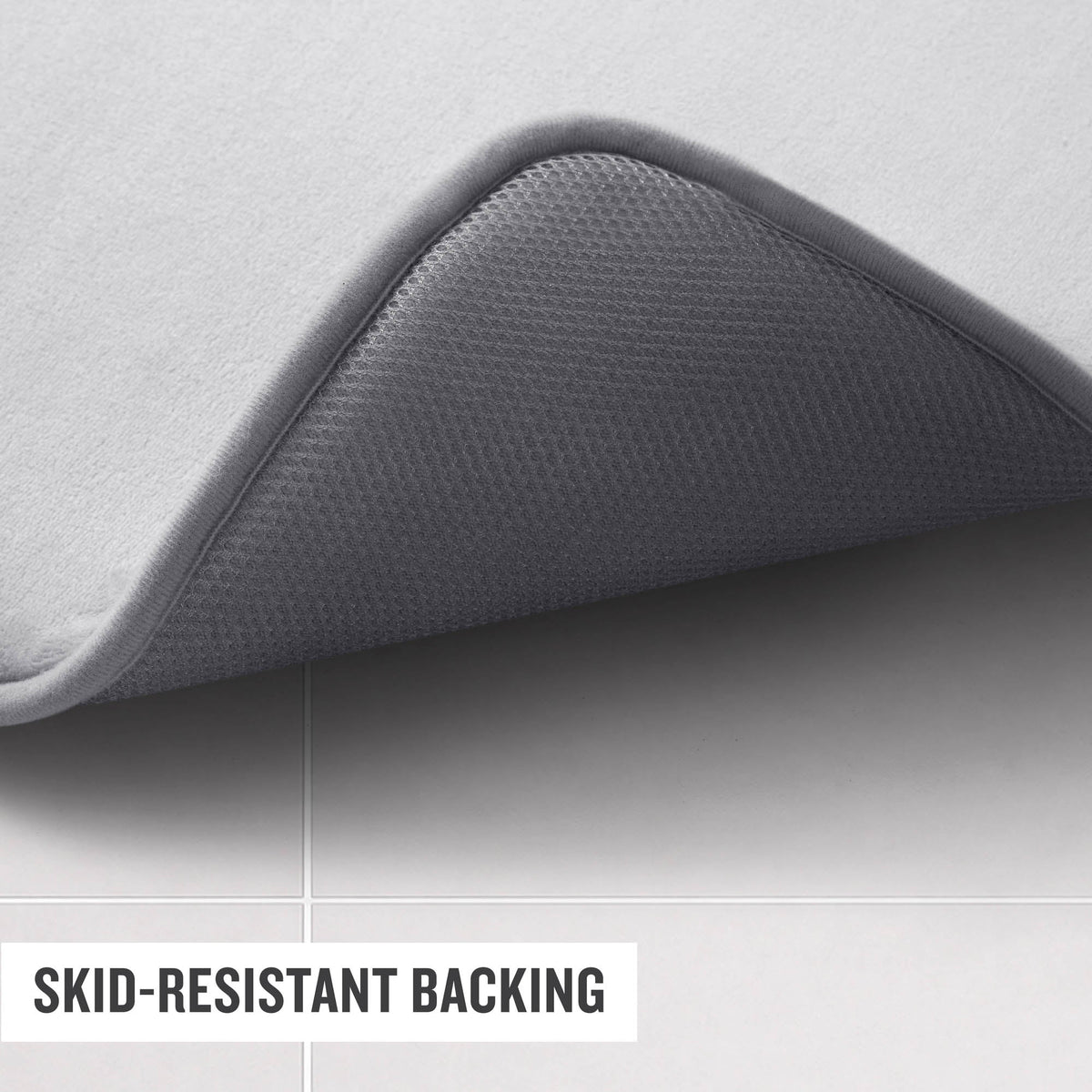 Logo Patch Memory Foam Bath Mats