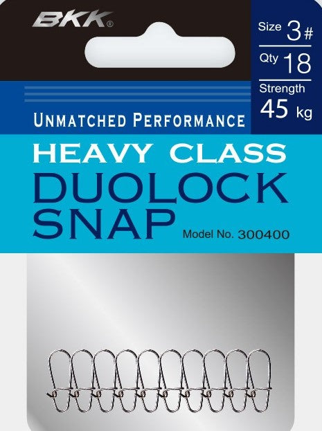 BKK Stainless Duo Lock Snaps