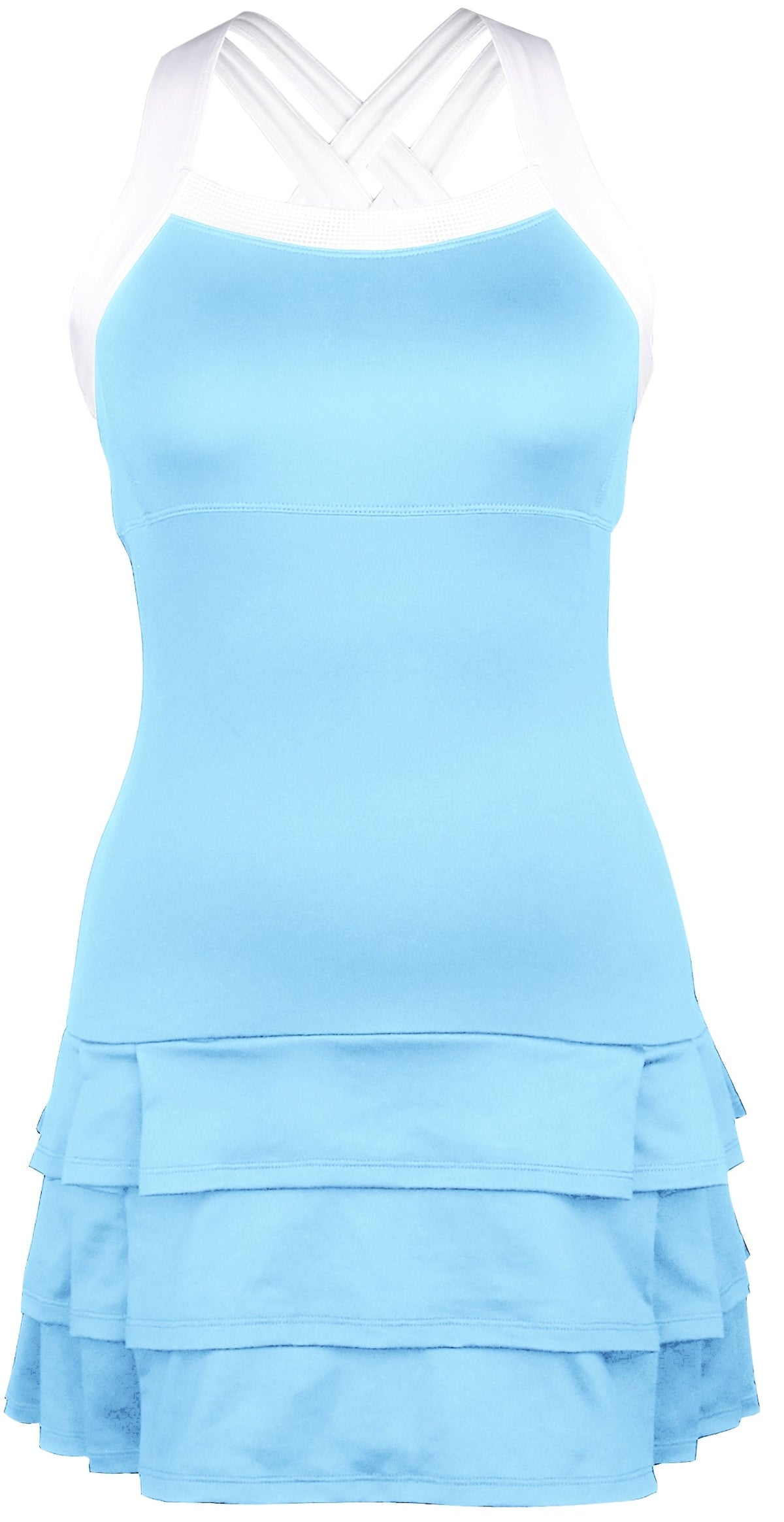 DUC Grace Women's Tennis Dress (Light Blue/White)