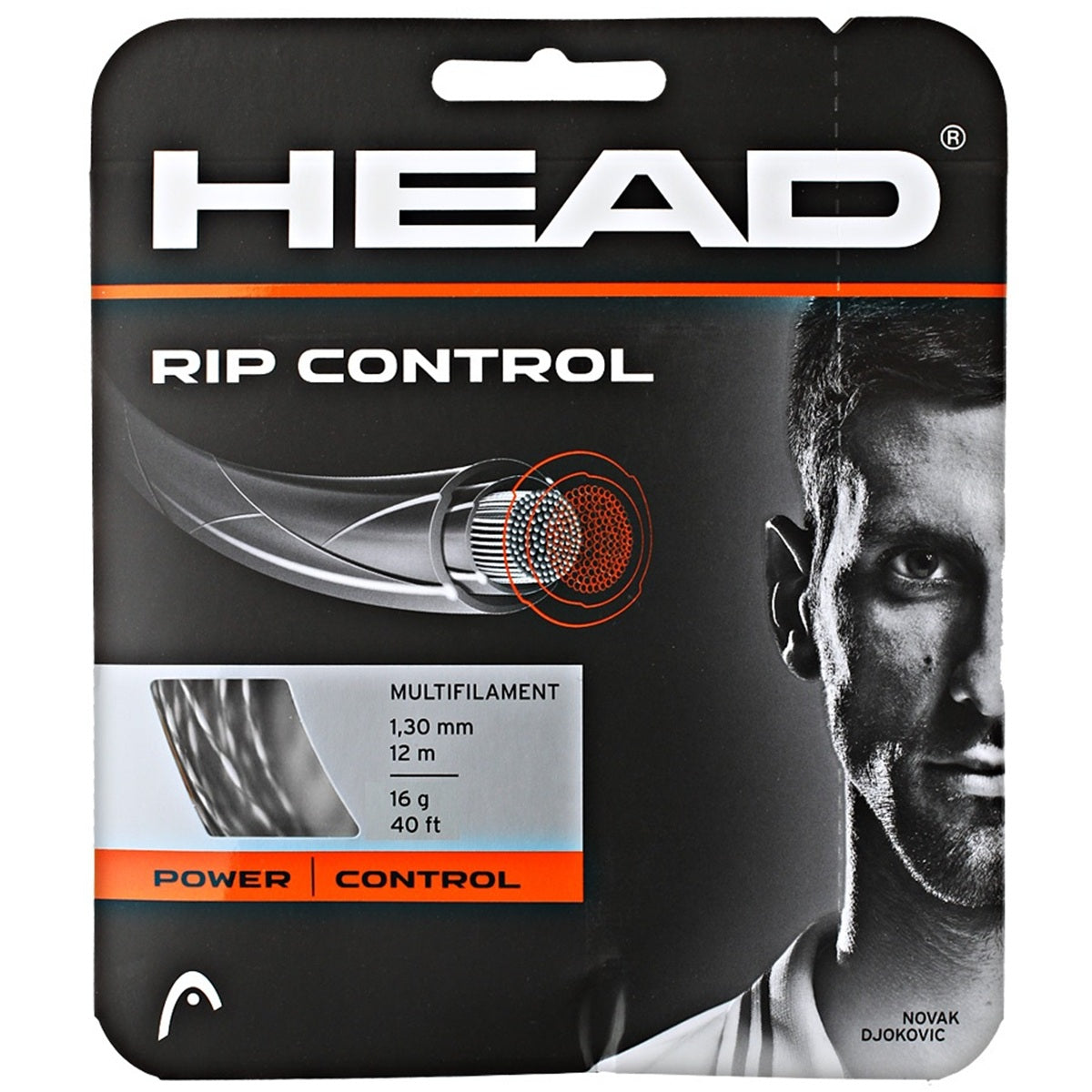 Head RIP Control 16g Tennis String (Set)