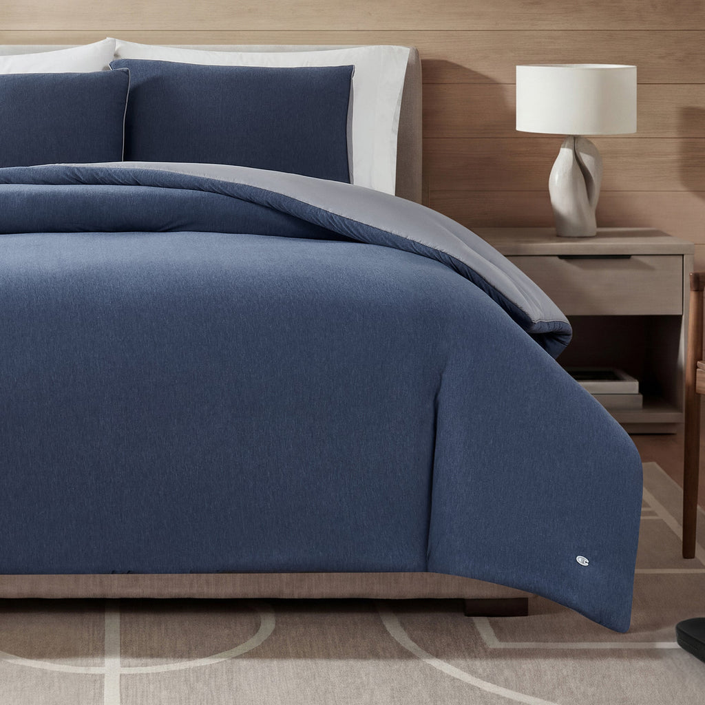 Reversible Solid Jersey Comforter Sets