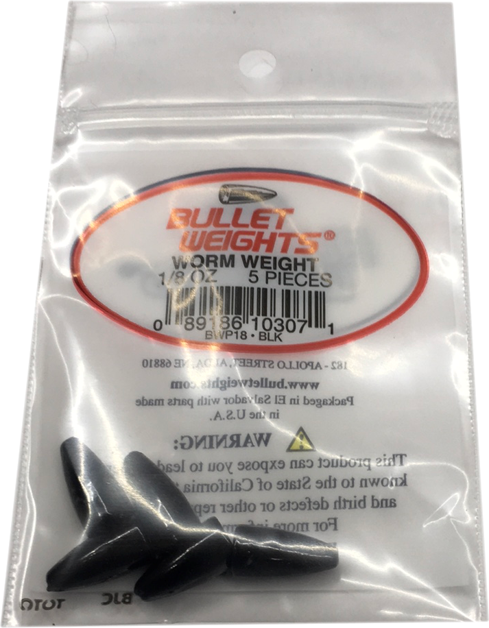 Bullet Weights Worm Weights
