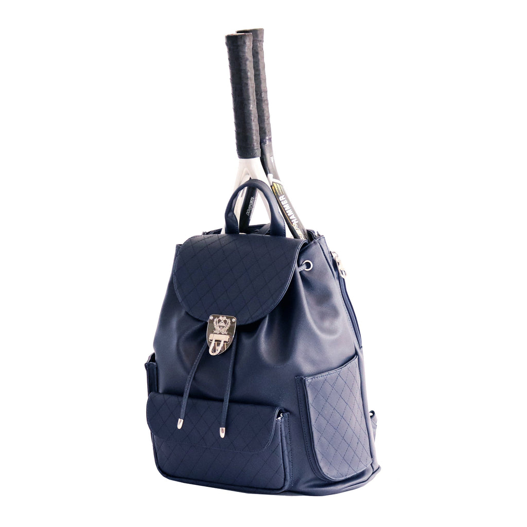Court Couture Hampton Backpack (Navy Quilted)