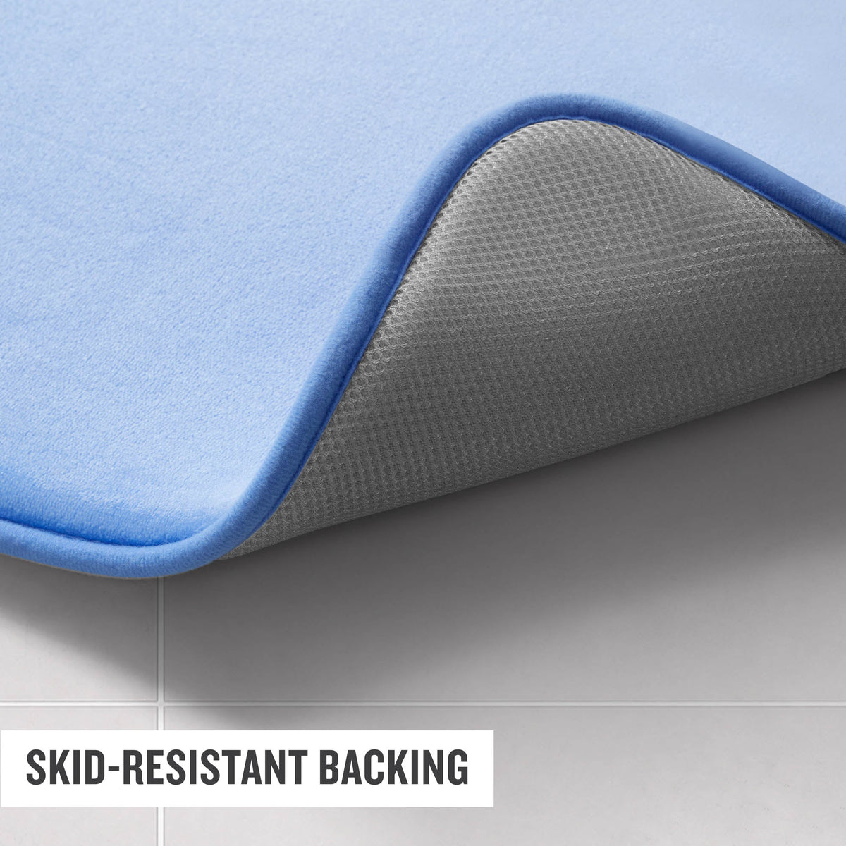 Logo Patch Memory Foam Bath Mats