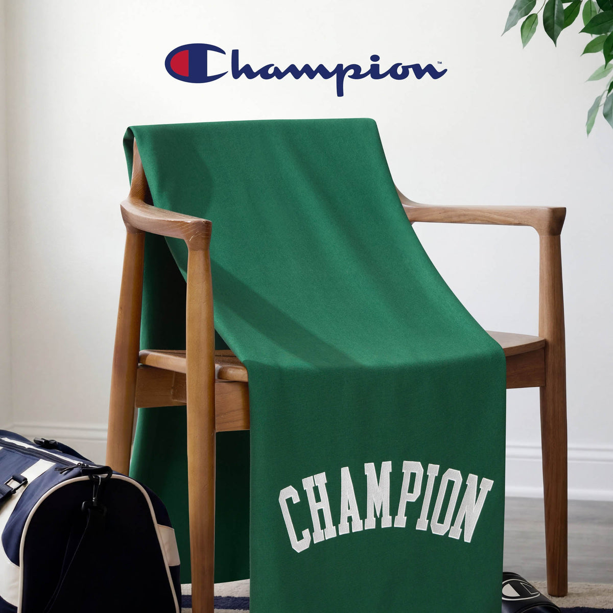 Jersey with Fleece Backing Throw Blanket