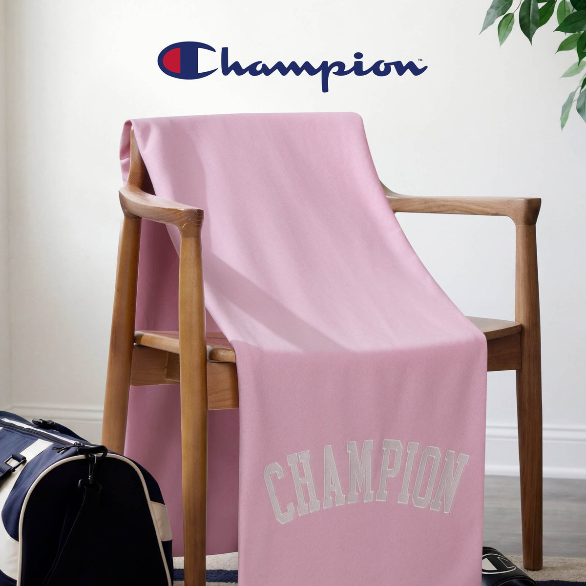 Jersey with Fleece Backing Throw Blanket