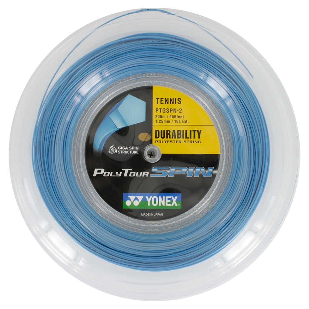 Yonex PolyTour Spin 125 16L Tennis String (Reel)