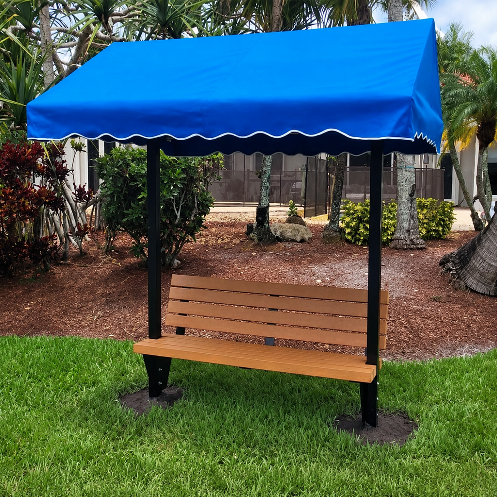 SunTrends Cabana Bench w Backrest