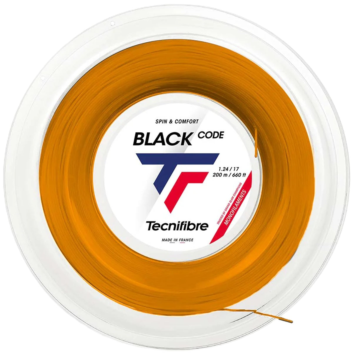 Tecnifibre Black Code Fire 17g Tennis String (Reel)