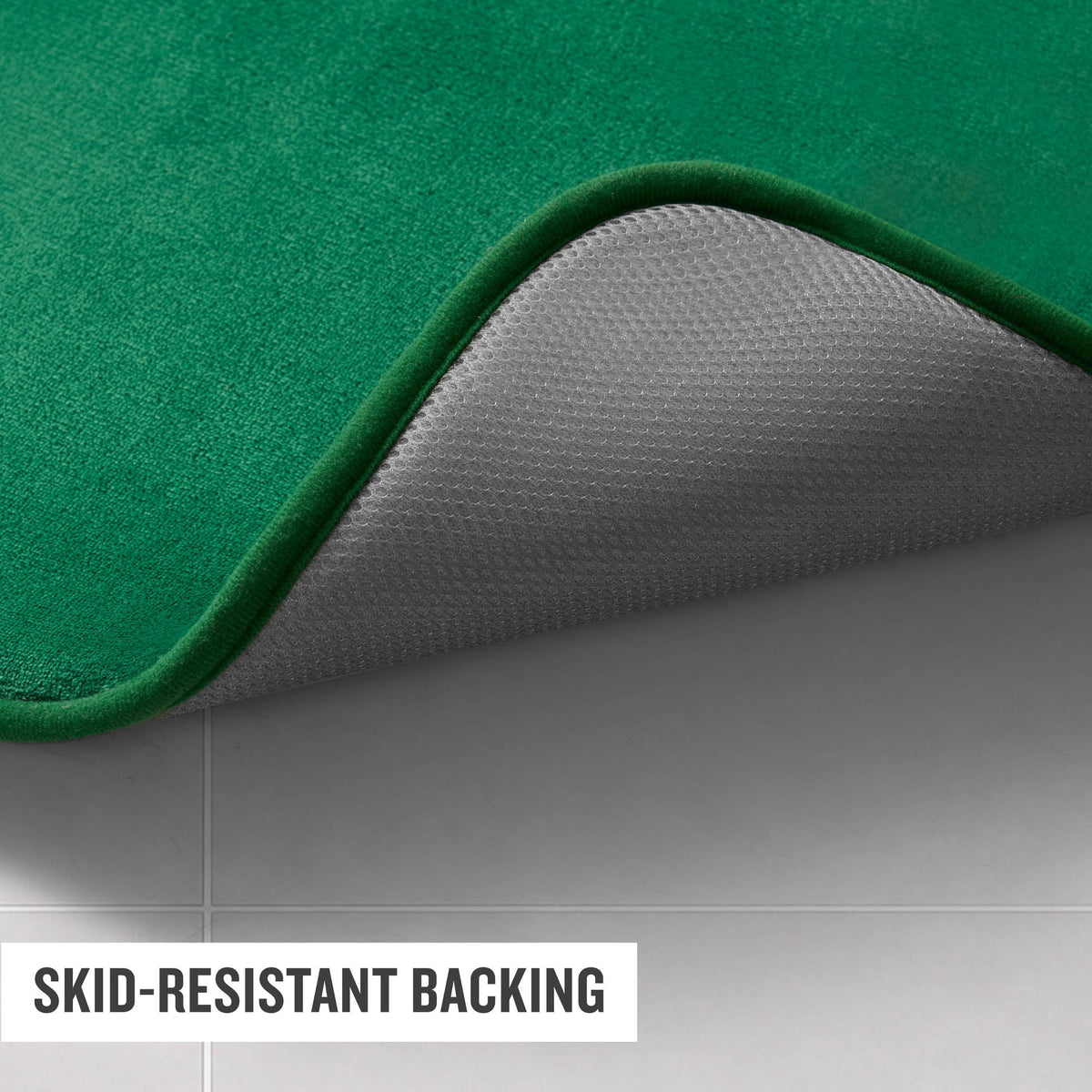 Logo Patch Memory Foam Bath Mats