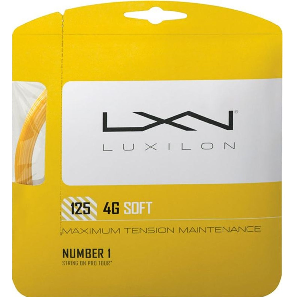 Luxilon 4G Soft 125 Gold Tennis String (Set)